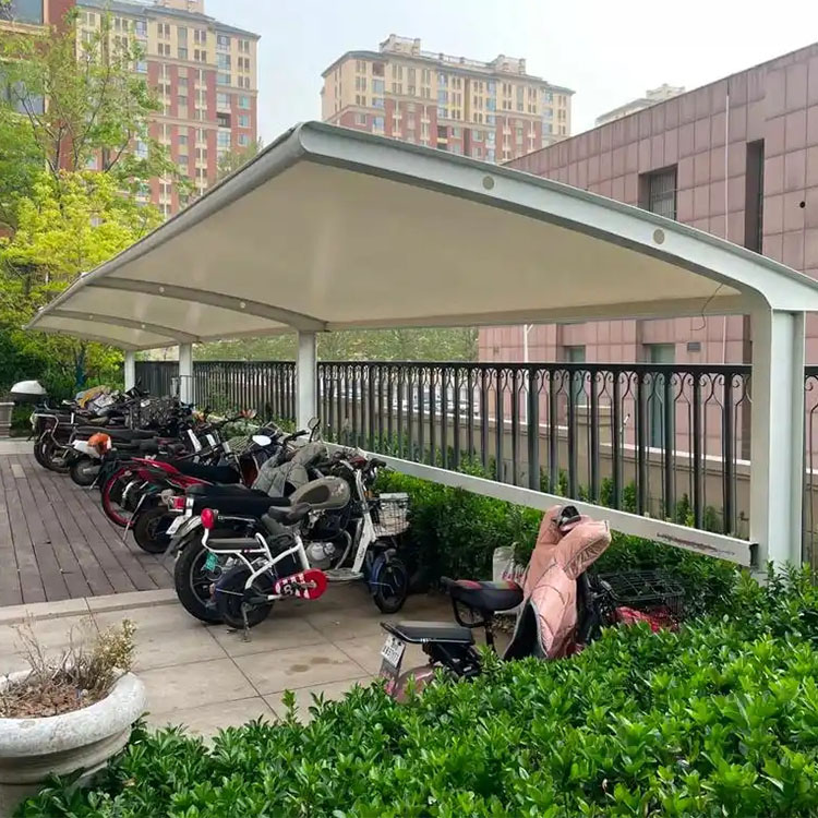 罗湖区膜结构电动车棚